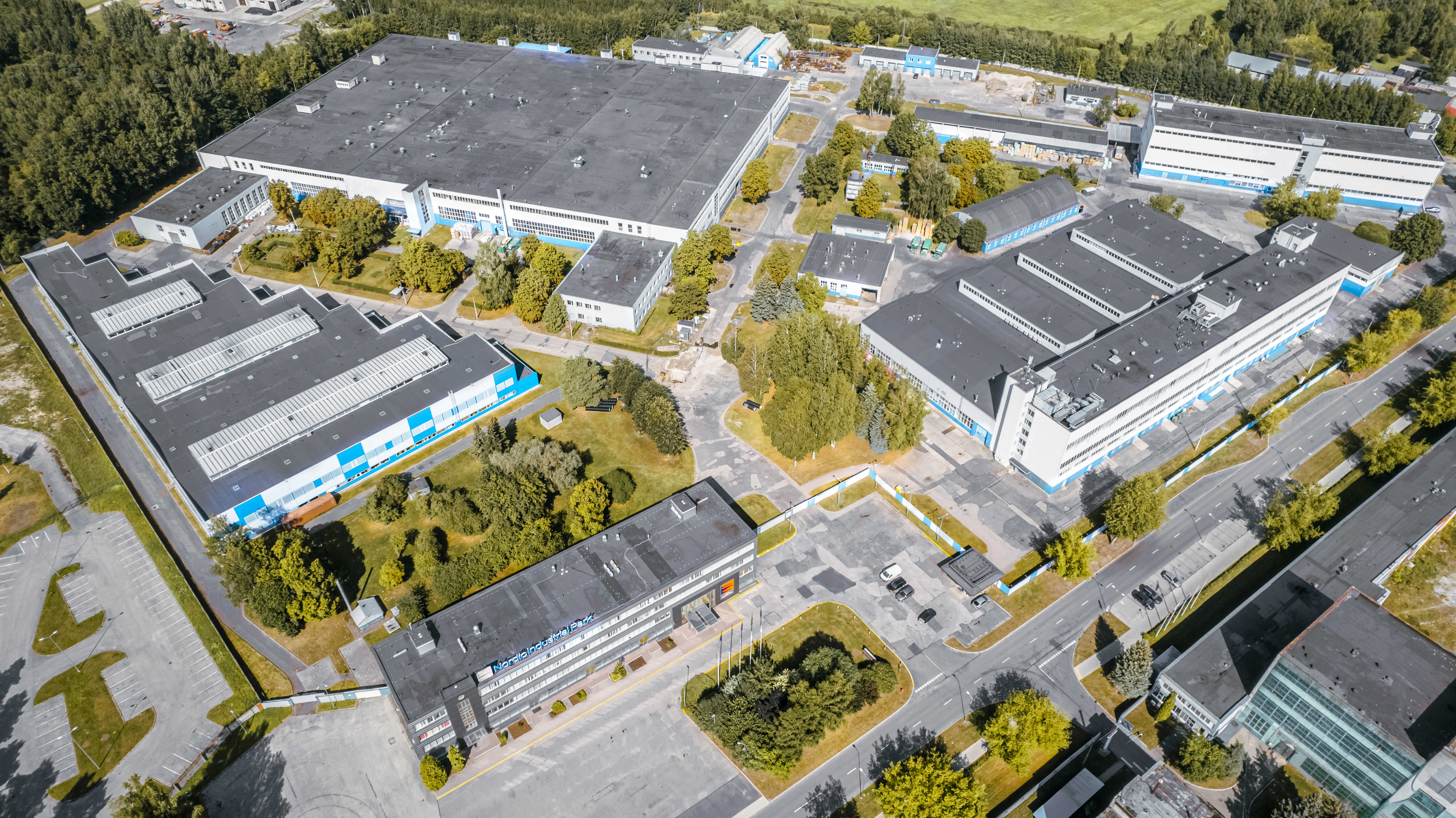 Nordic Industrial Park industriālo telpu noma Olainē